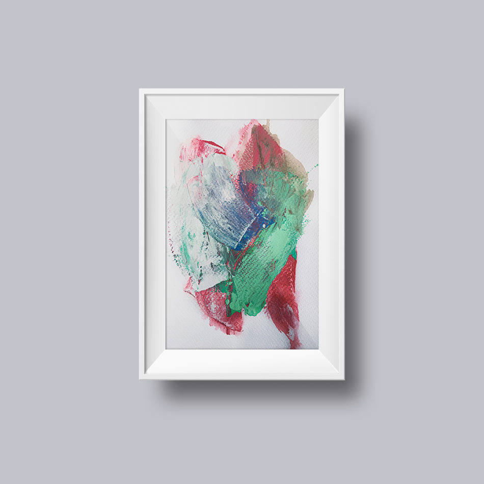 Abstract Painting "Fade Away no 3"