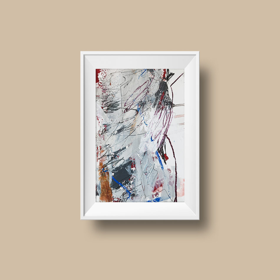 Abstract Painting "The Time no 2"