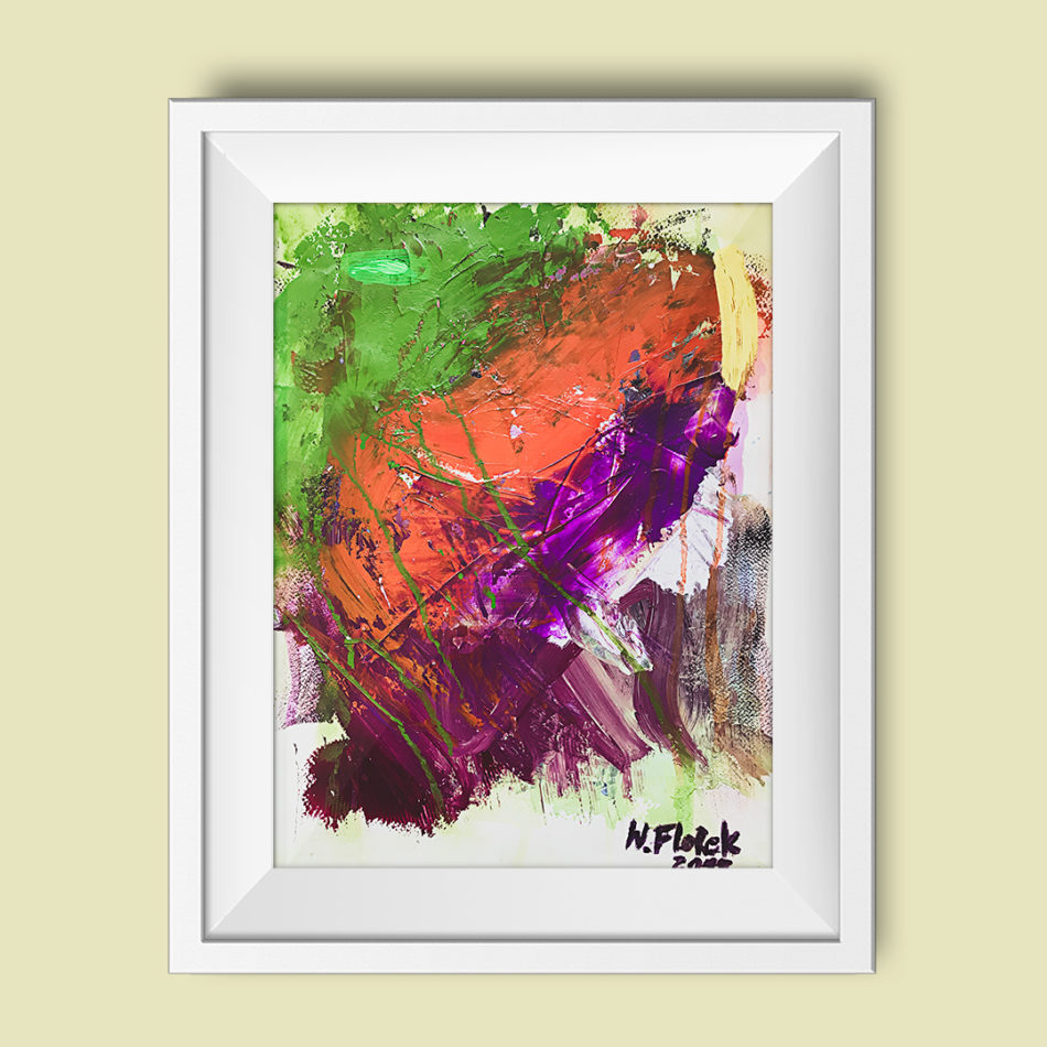 Abstract Painting "Autumn Fields"