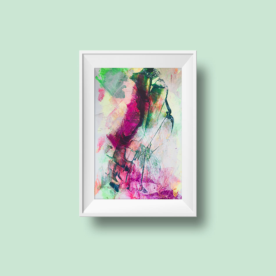 Abstract Painting "Coming Out"