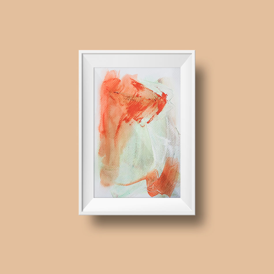 Abstract Painting "Fade Away no 1"