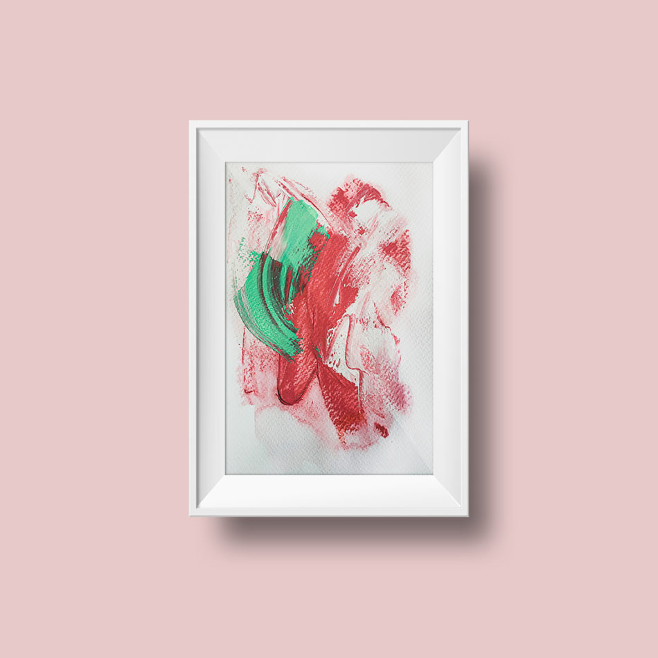 Abstract Painting "Fade Away no 4"