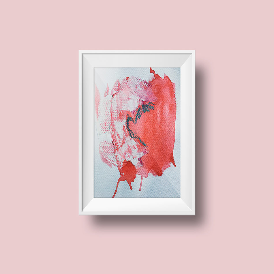 Abstract Painting "Fade Away no 7"
