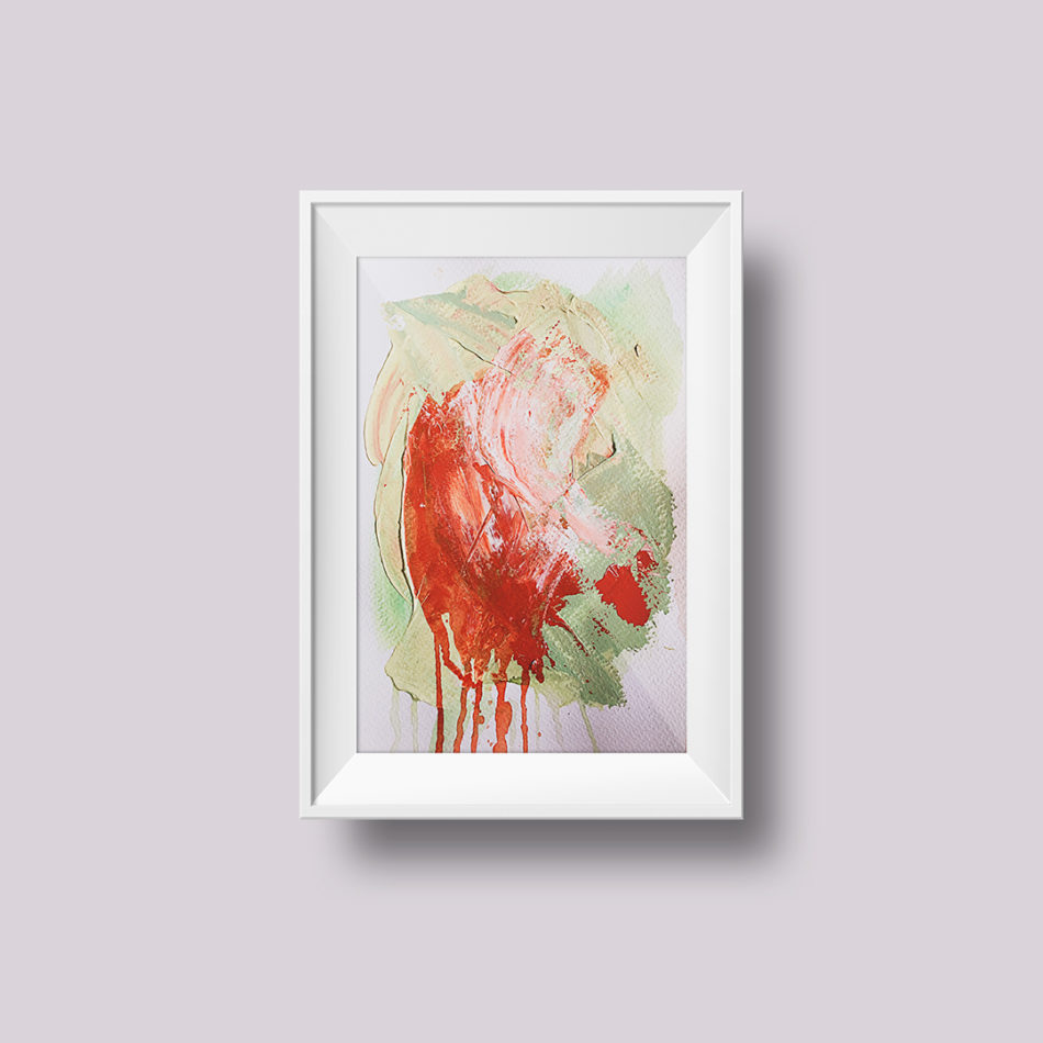 Abstract Painting "Fade Away no 6"
