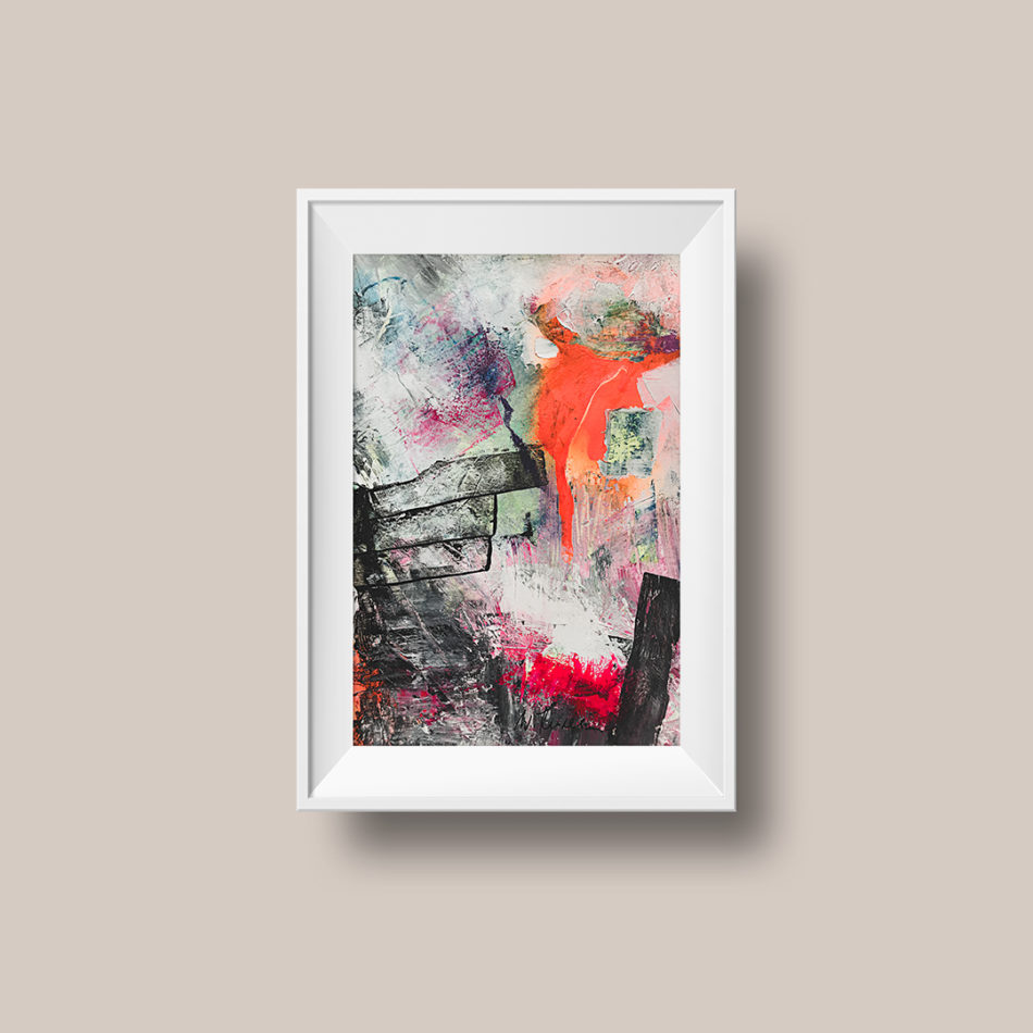 Abstract Painting "Lava"