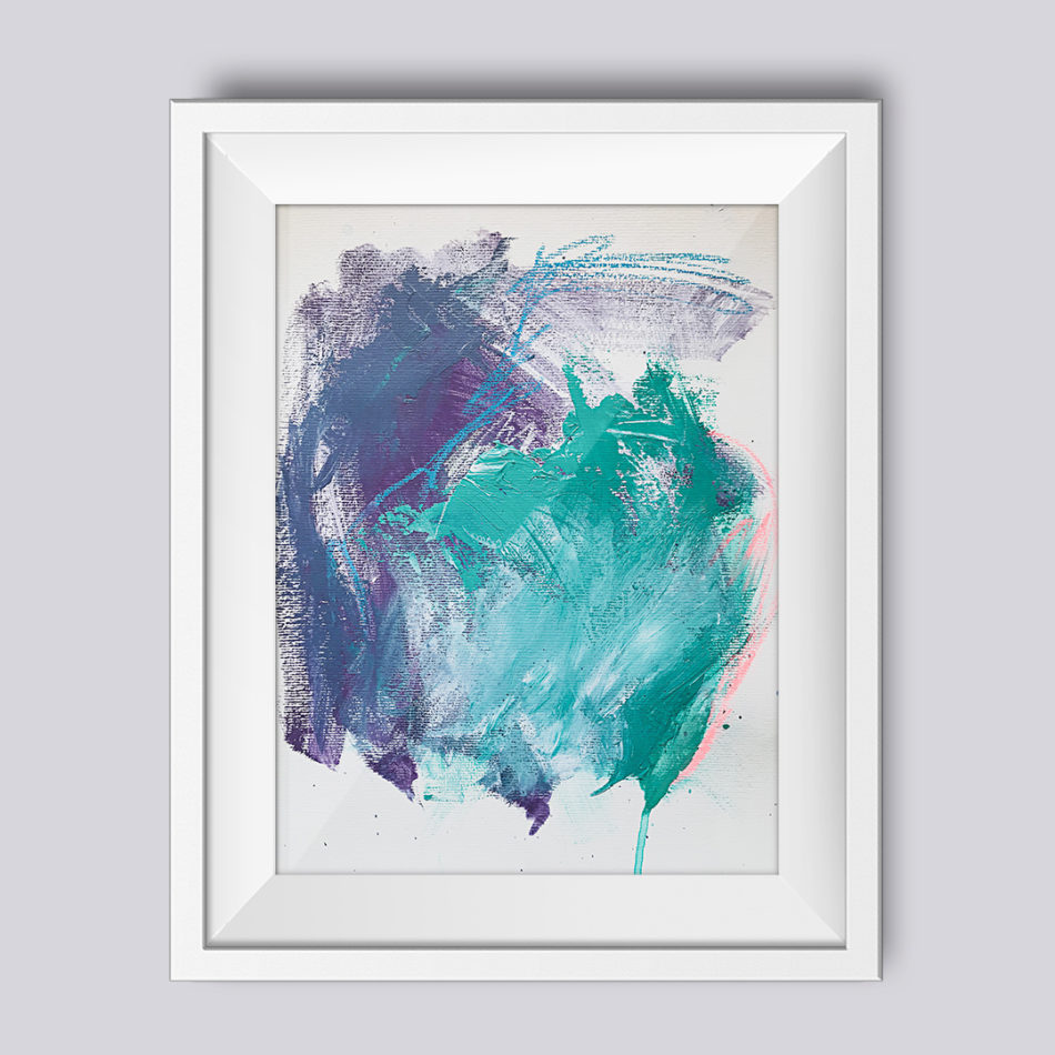 Abstract painting "Picnic"