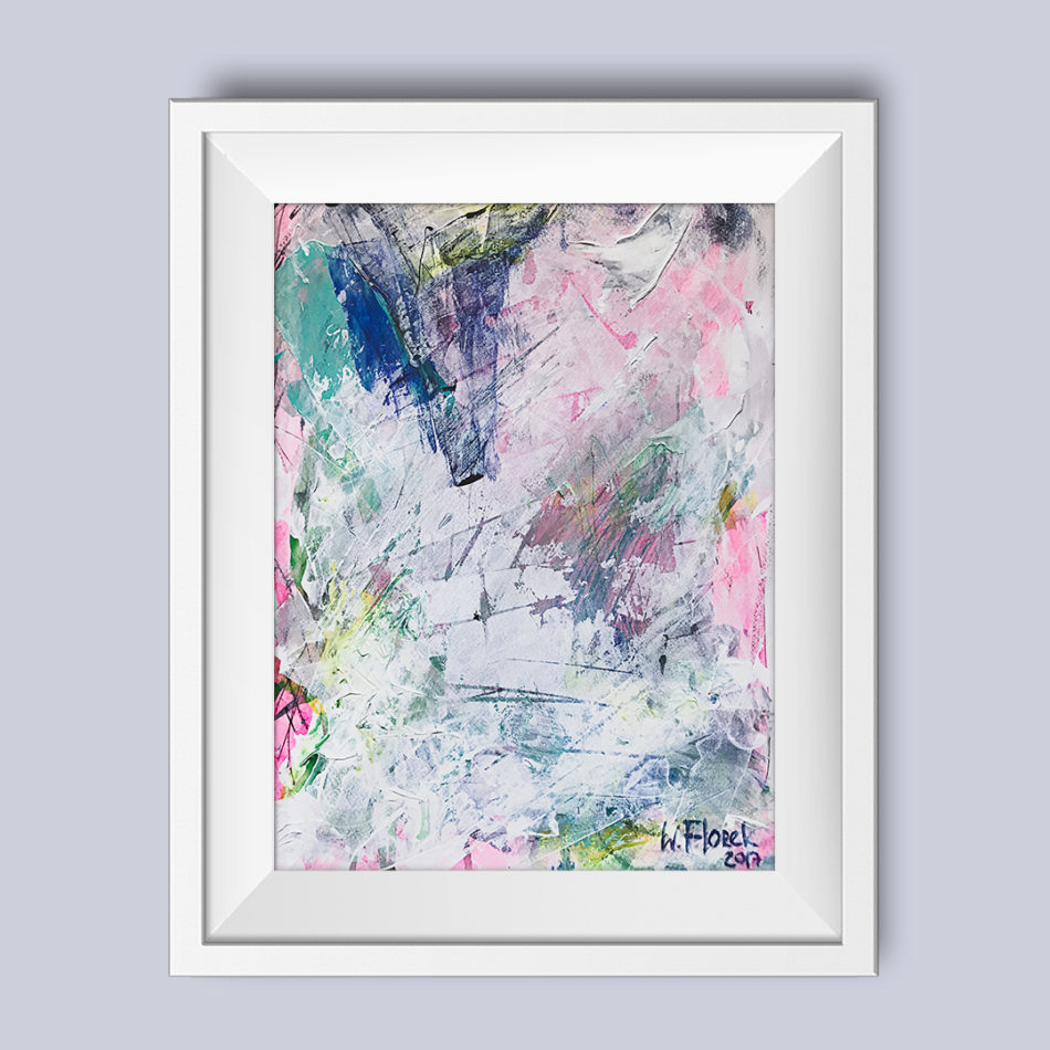 Abstract painting "Quite Night"
