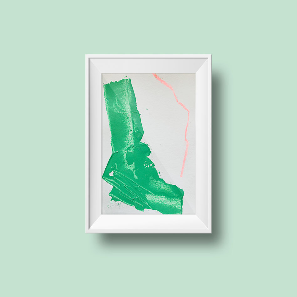 Abstract Painting "The Place to Be"