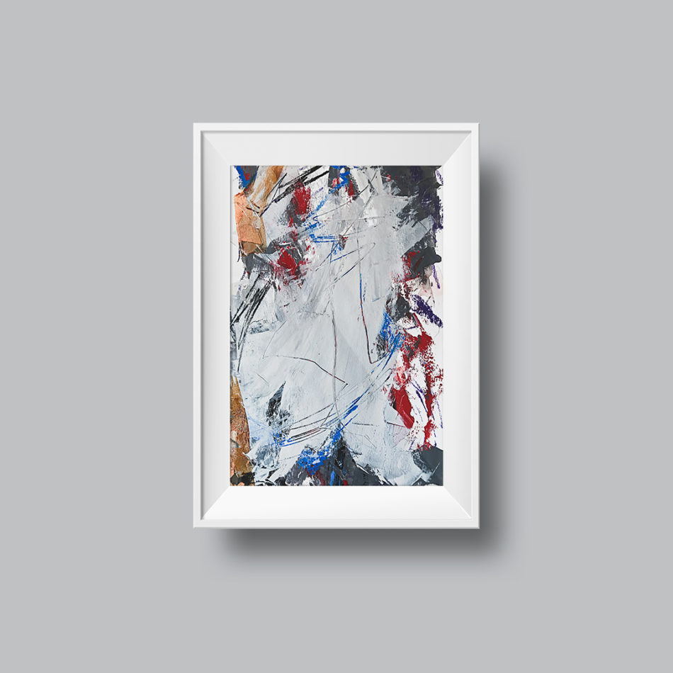 Abstract Painting "The Time no 3"