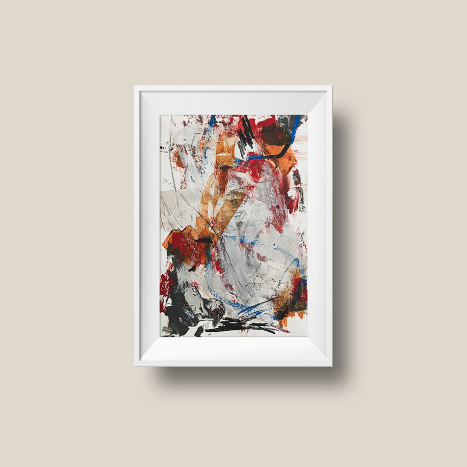 Abstract Painting "The Time no 1"