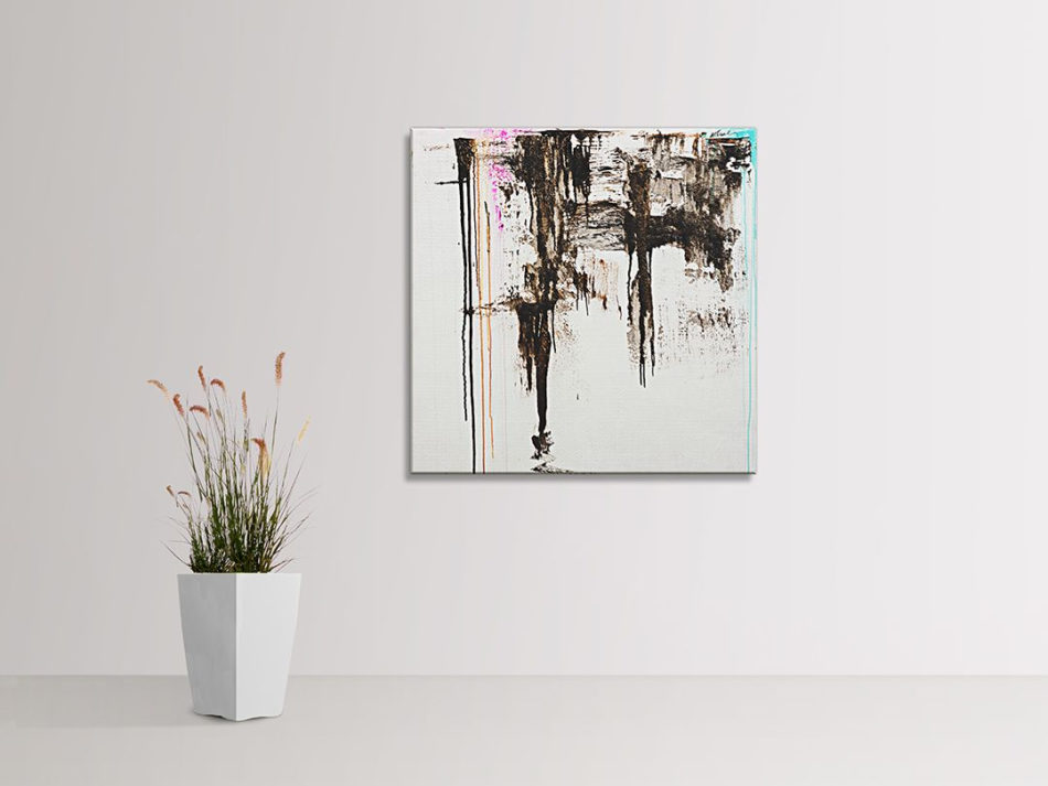 Action no 2, abstract painting Wiktoria Florek