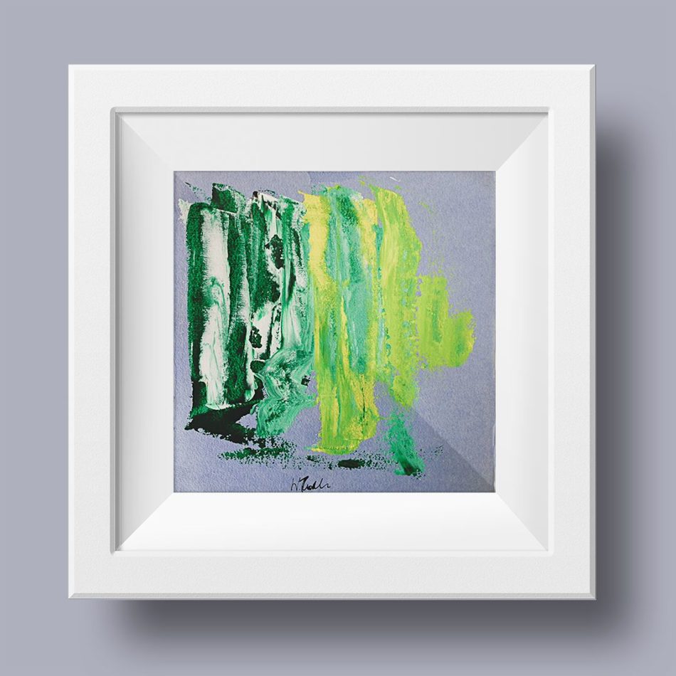 Encouragement Vibe, abstract painting, Wiktoria Florek