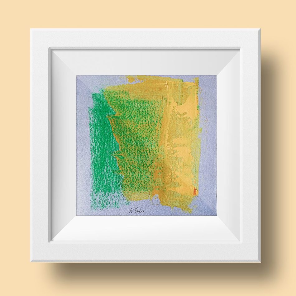 Enlighting Vibe, abstract painting, Wiktoria Florek