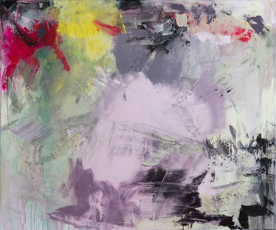 Love Story no 2, abstract painting, Wiktoria Florek