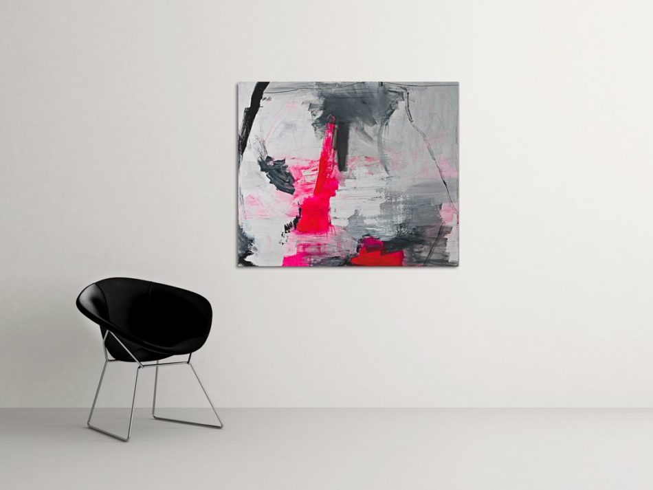 Love Story no 3, abstract painting, Wiktoria Florek