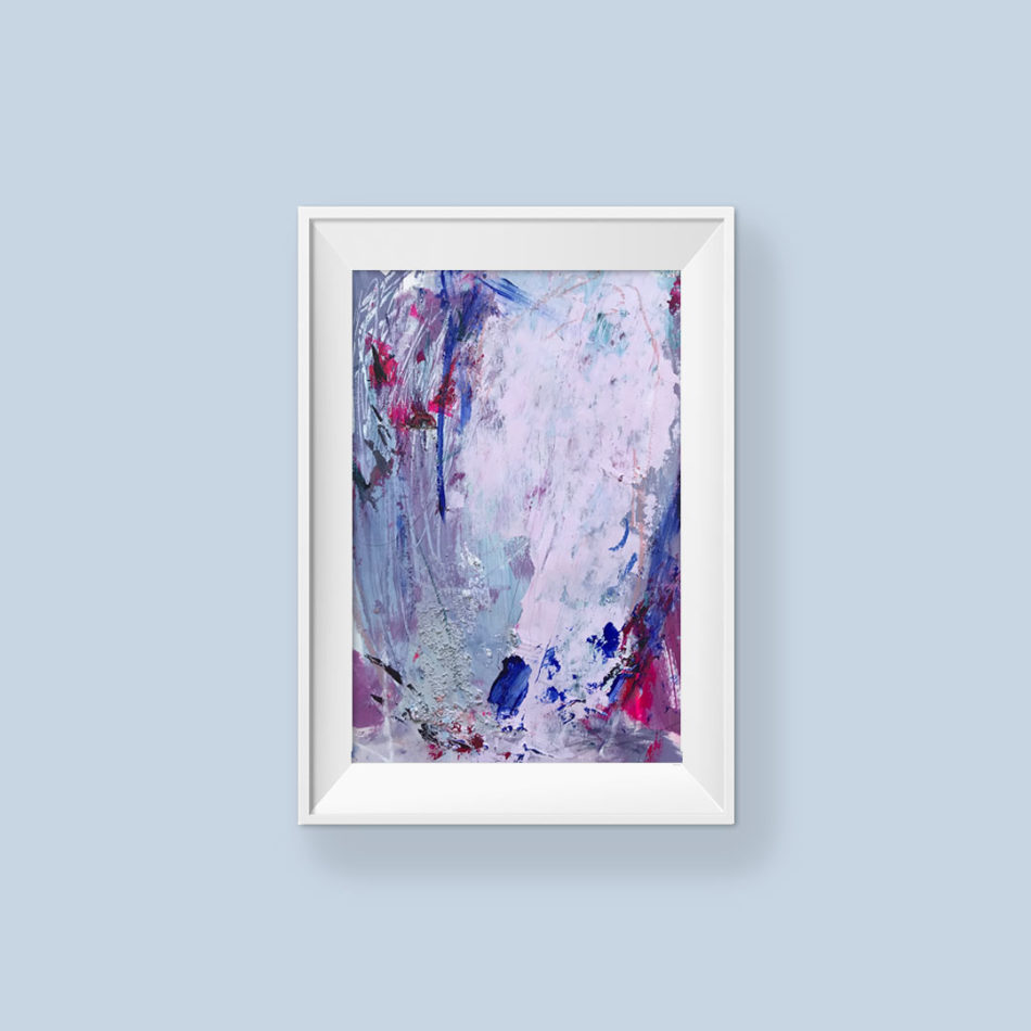 Untitled no 1, abstract painting by Wiktoria Florek