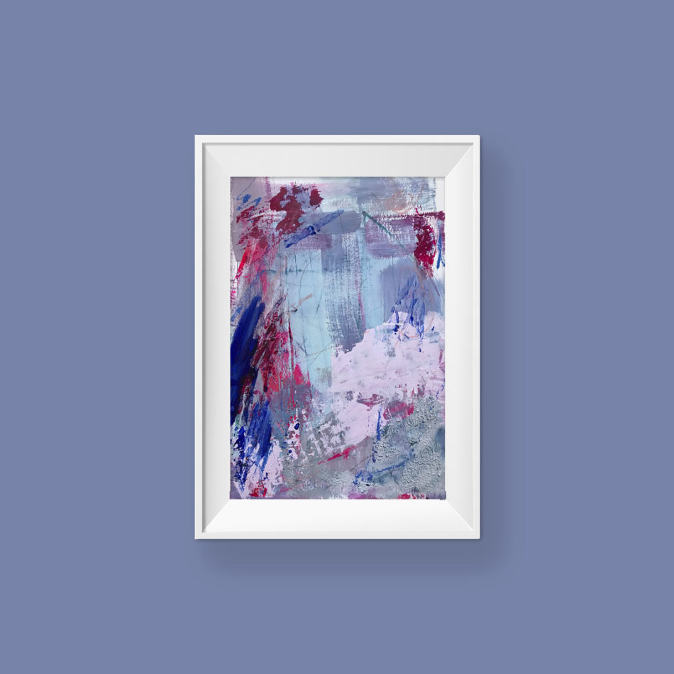 Untitled no 2, abstract painting by Wiktoria Florek