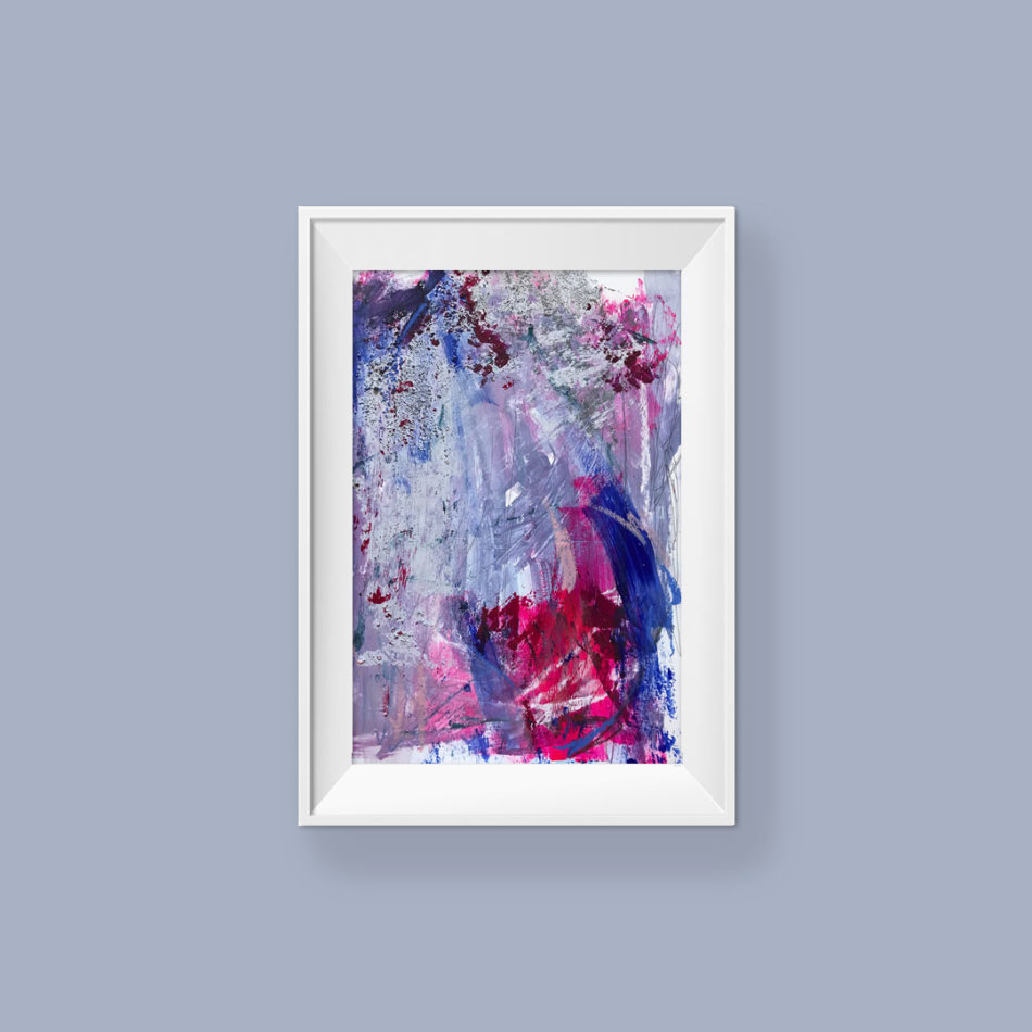 Untitled no 4, abstract painting by Wiktoria Florek