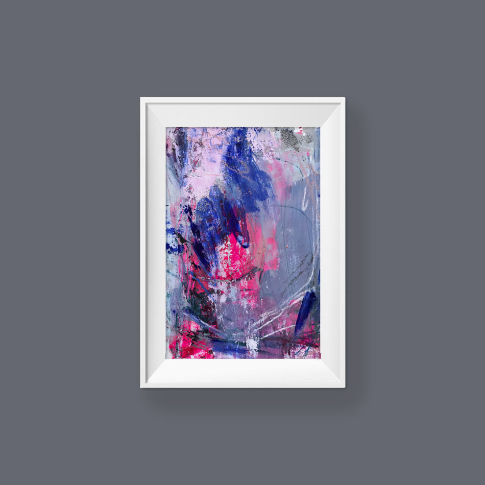 Untitled no 5, abstract painting by Wiktoria Florek
