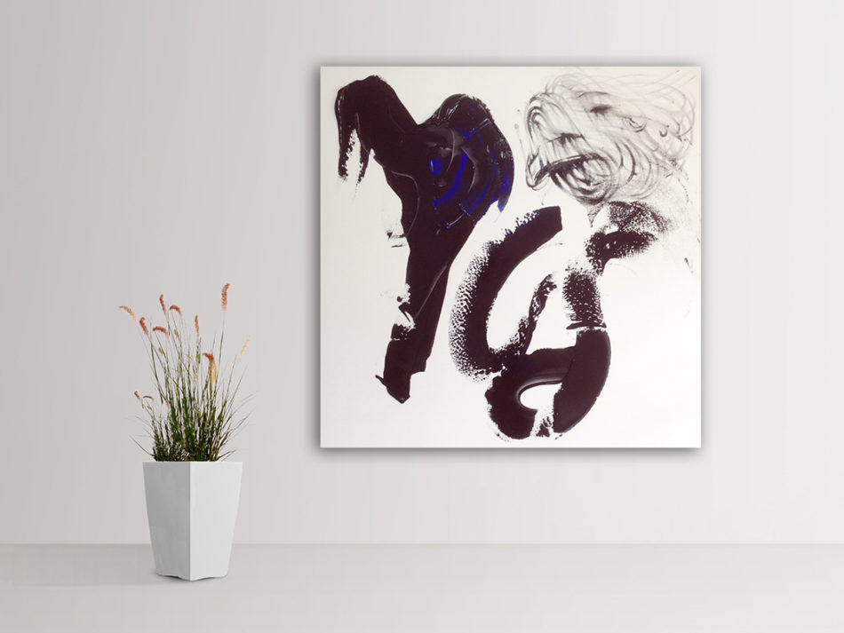"Possibility", minimal abstract painting by Wiktoria Florek