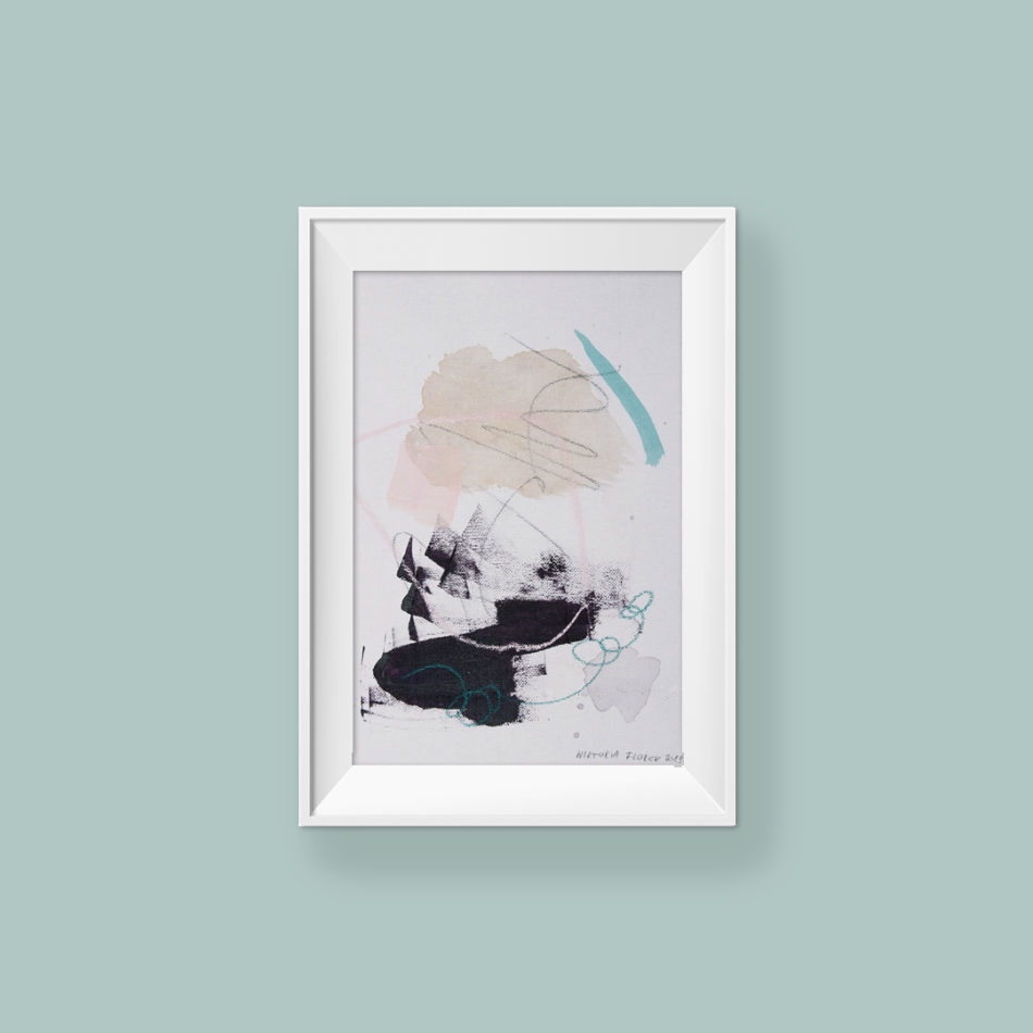 I'm loving and tender, Abstract Painting, Wiktoria Florek
