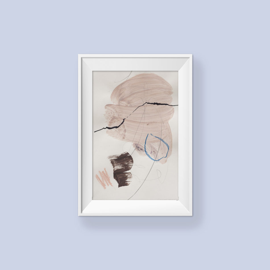 Abstract painting_Always be you_frame