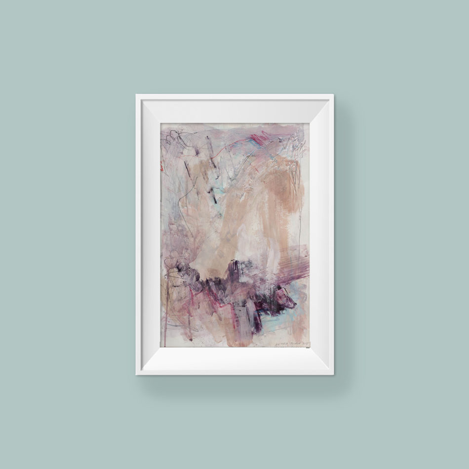 Abstract painting_I'm holding you_frame