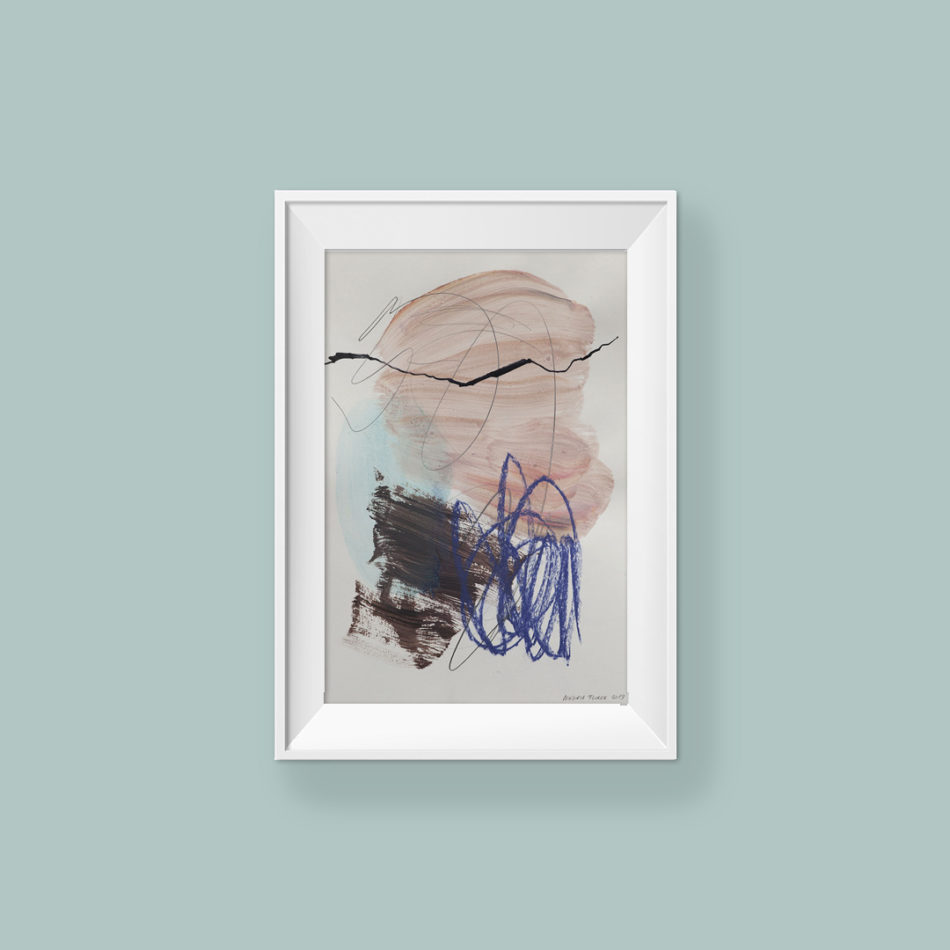 Abstract painting_Sweetheart_frame