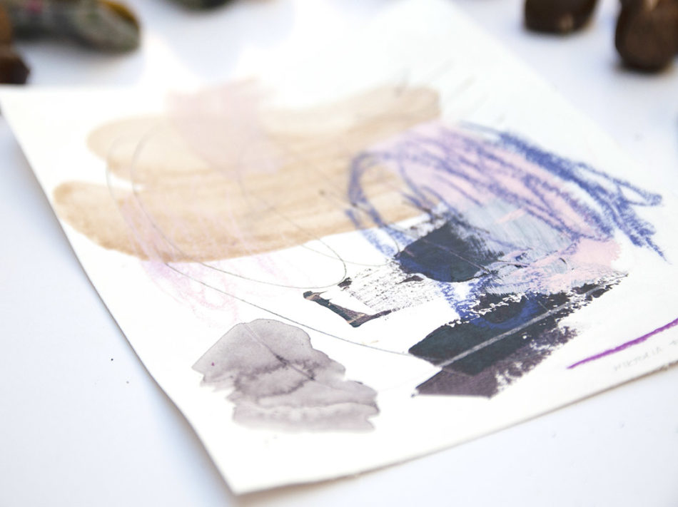 "You're Beautiful" 21×29 cm | 8×11 in in Small Original Abstract Painting