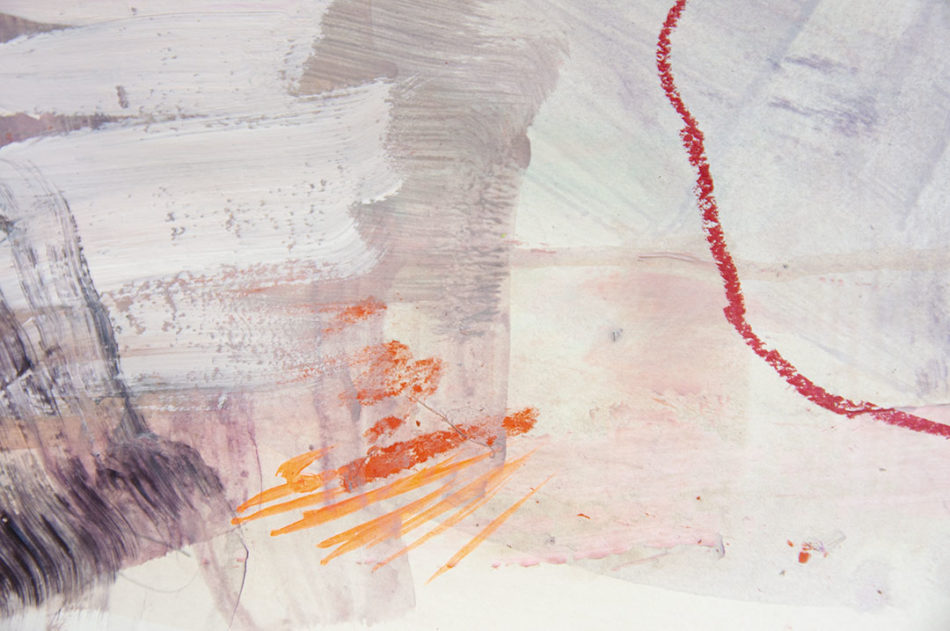 Abstract painting_Love yourself dearly_frame